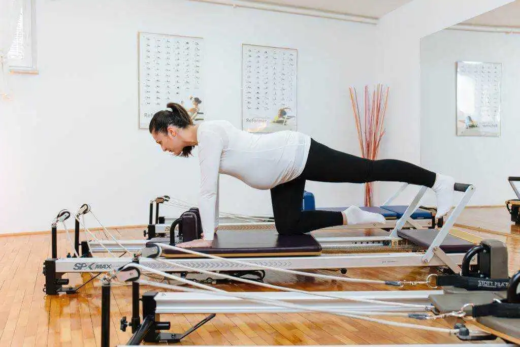 Prental pilates na reformeru